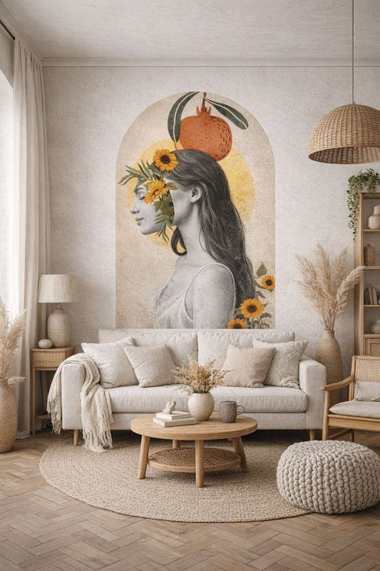 Bohem Kadınlar duvar sticker seti - Kadın-1