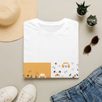 Dog Pattern T-Shirt — 'Best Friends' Cute Puppy Graphic Tee