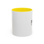 Paris Coordinates Accent Coffee Mug — City Travel Souvenir (11/15oz)