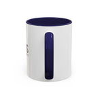 Paris Coordinates Accent Coffee Mug — City Travel Souvenir (11/15oz)