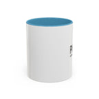 Paris Coordinates Accent Coffee Mug — City Travel Souvenir (11/15oz)