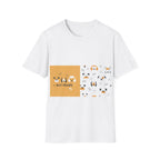 Dog Pattern T-Shirt — 'Best Friends' Cute Puppy Graphic Tee