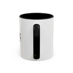 Paris Coordinates Accent Coffee Mug — City Travel Souvenir (11/15oz)