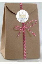 İyi Bayramlar yazılı, Paketleme Kutularına Özel Tasarım Etiketler 4 cm Çapında 15 Adet Etiket