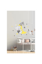 - Sim37 - Bebek Koala Ve Ay Duvar Sticker Seti Renkli