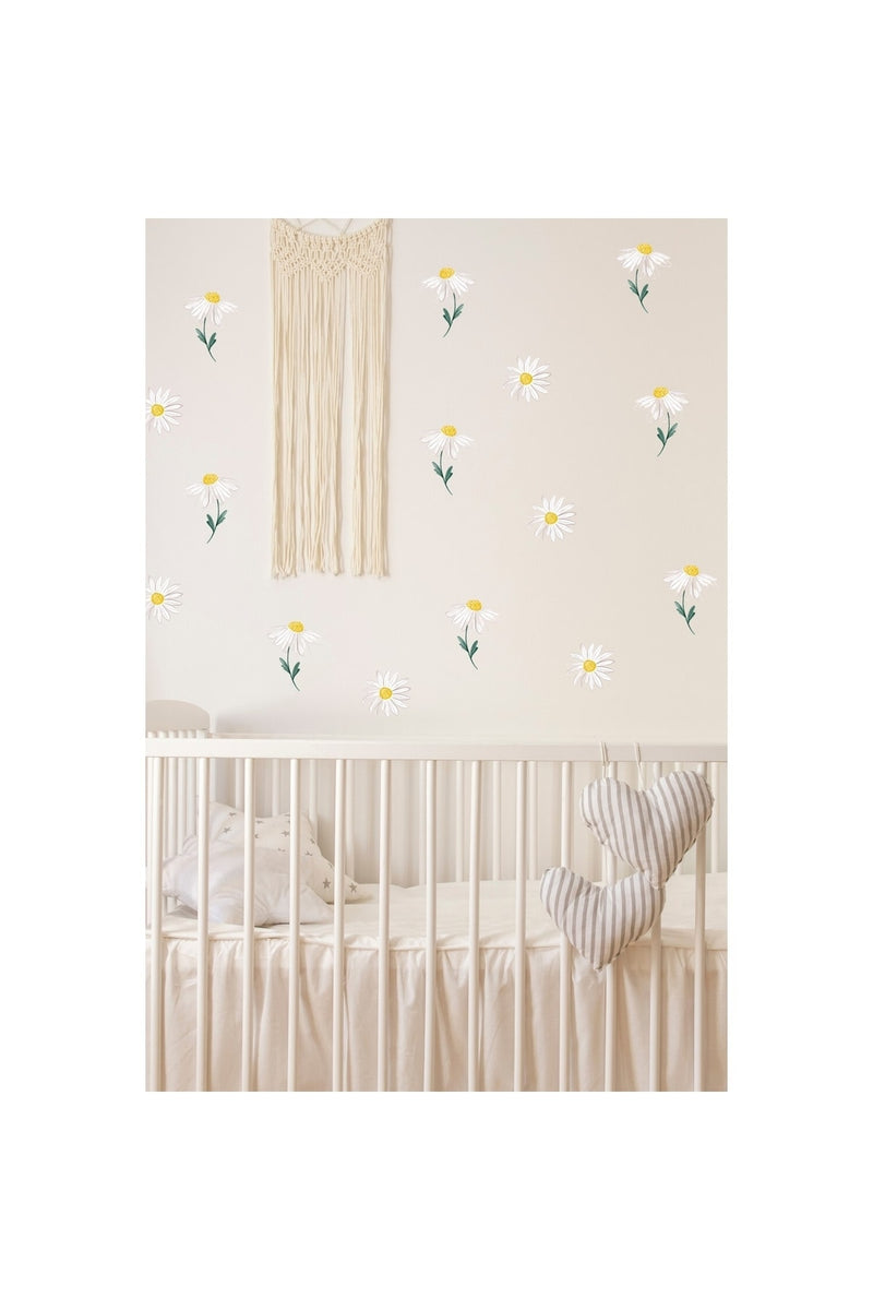 Uçan Papatya Duvar Sticker Set Renkli