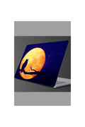 - Sim146- Baykuş Siluet Laptop Sticker Renkli