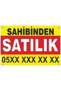 Sahibinden Kiralık Satılık Branda Afiş Pankart 100x200cm