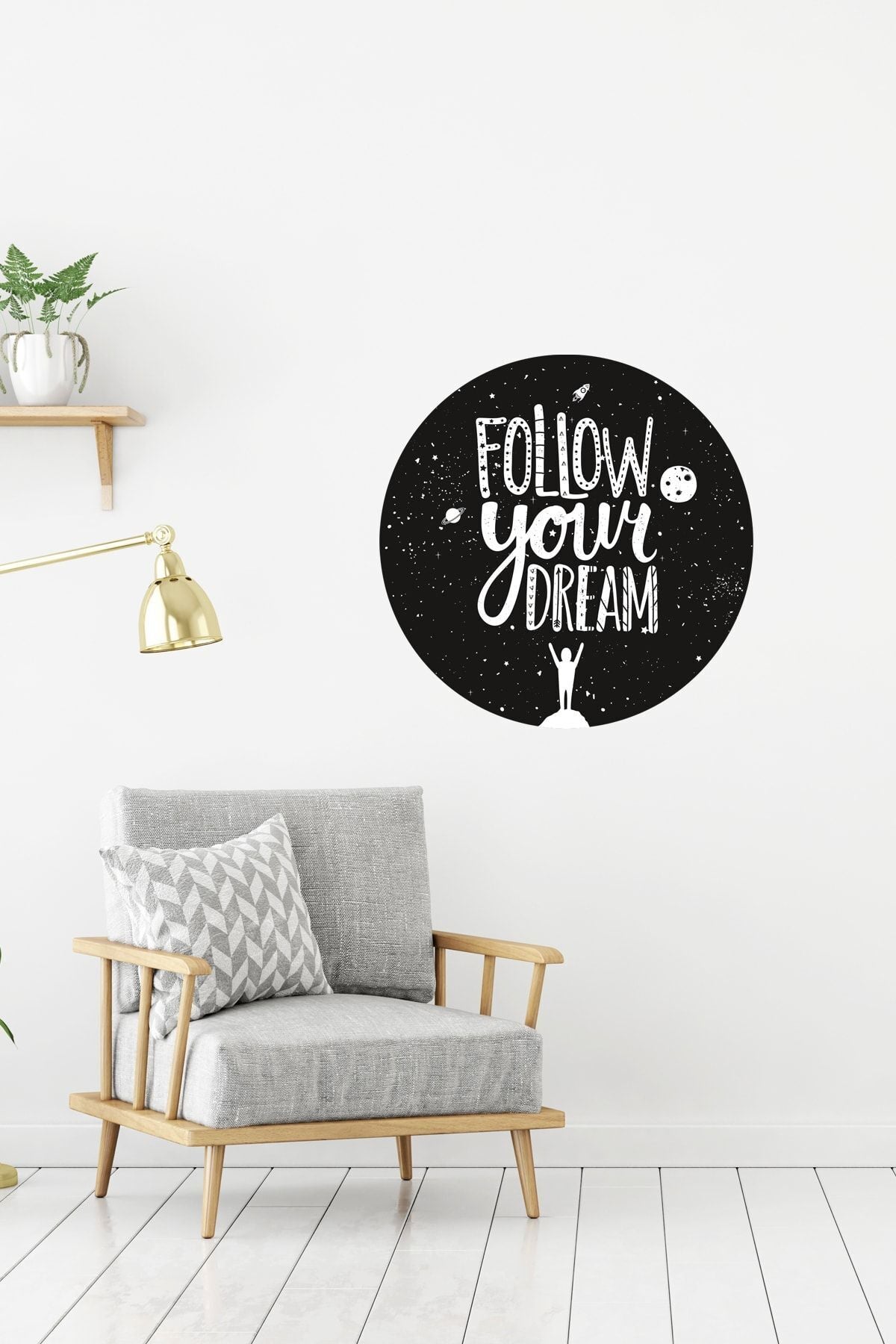 Follow Your Dreams Duvar Sticker