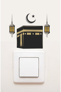 - Priz - Ramazan Kabe Ay ve Yıldız Dekoratif Priz Sticker