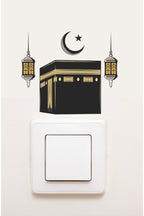 - Priz - Ramazan Kabe Ay ve Yıldız Dekoratif Priz Sticker