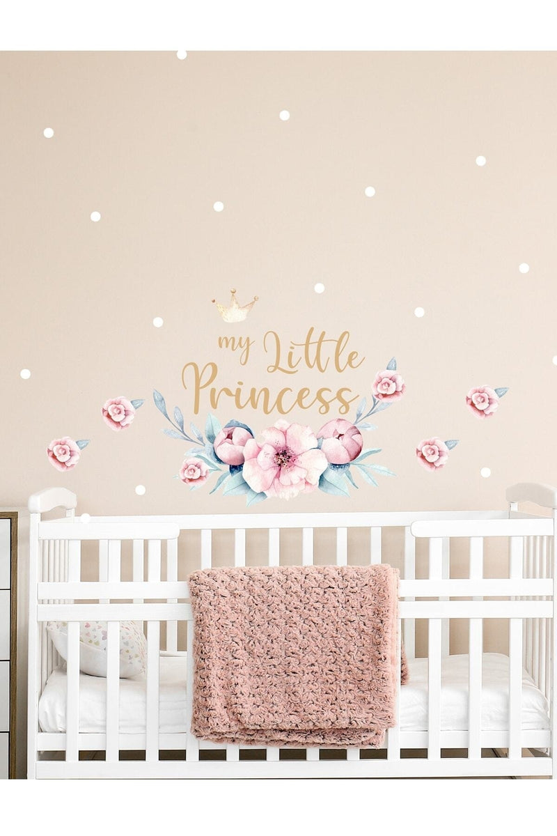 Little Princess - Prenses Duvar Sticker Seti