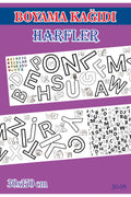 1,5 mt Harfler Tema Çocuk Aktivite Dev Boyama Kağıdı
