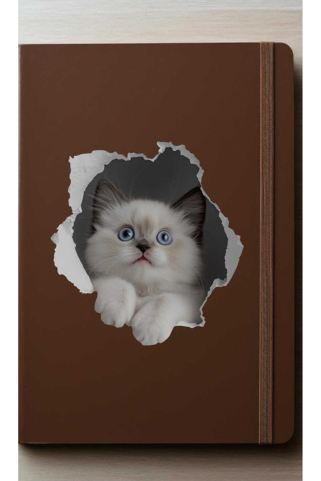 - Priz02- Maviş Yavru kedi Dekoratif Duvar Sticker