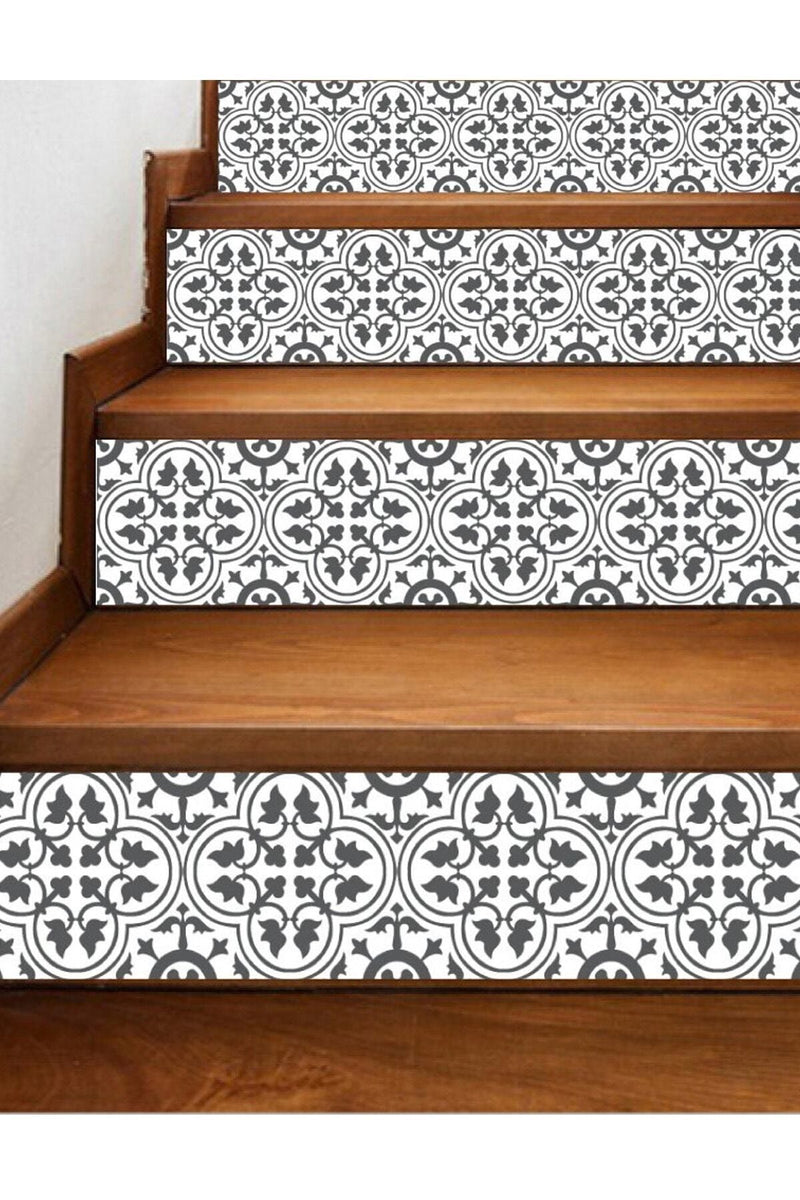 - Sim172 - Geometrik Merdiven Basamak Sticker Renkli