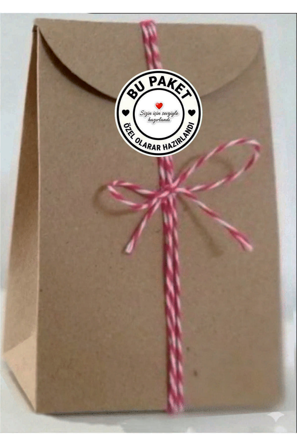 Paketleme Kutularına Özel Tasarım Etiketler 4 cm Çapında 15 Adet