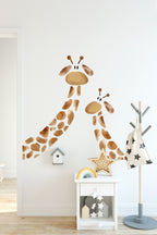 Anne Bebek Zürafa Çocuk Odası Duvar Sticker Seti - Sim706