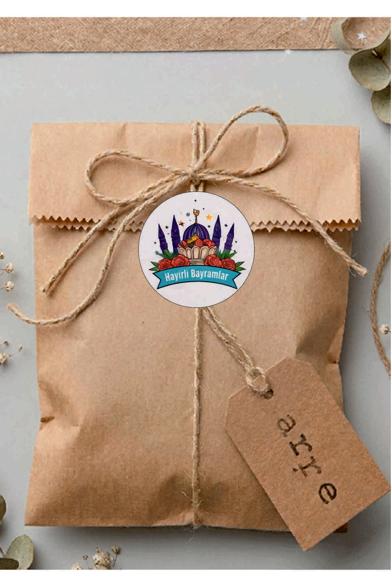 60 Adet islami Ramazan Bayramı Çocuklar Için Eğitici Öğretici Sticker Etiket Set - Ev,Okul,Kreş