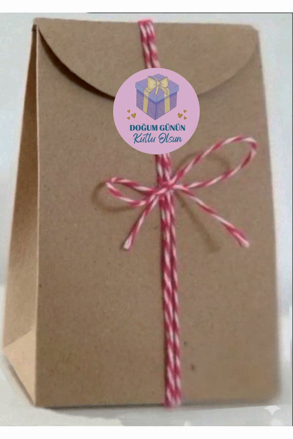 Doğum Günü tebrik sticker seti, 4x4 cm 15 adet Etiket seti