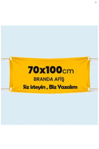 Kişiye Özel Tasarım 70x100 Cm / Branda - Afiş - Pankart