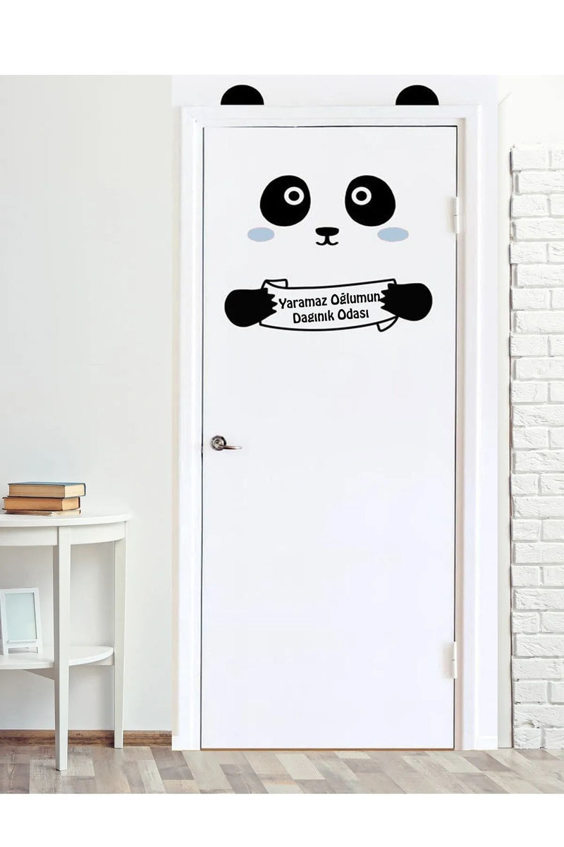 Panda Kapı Sticker