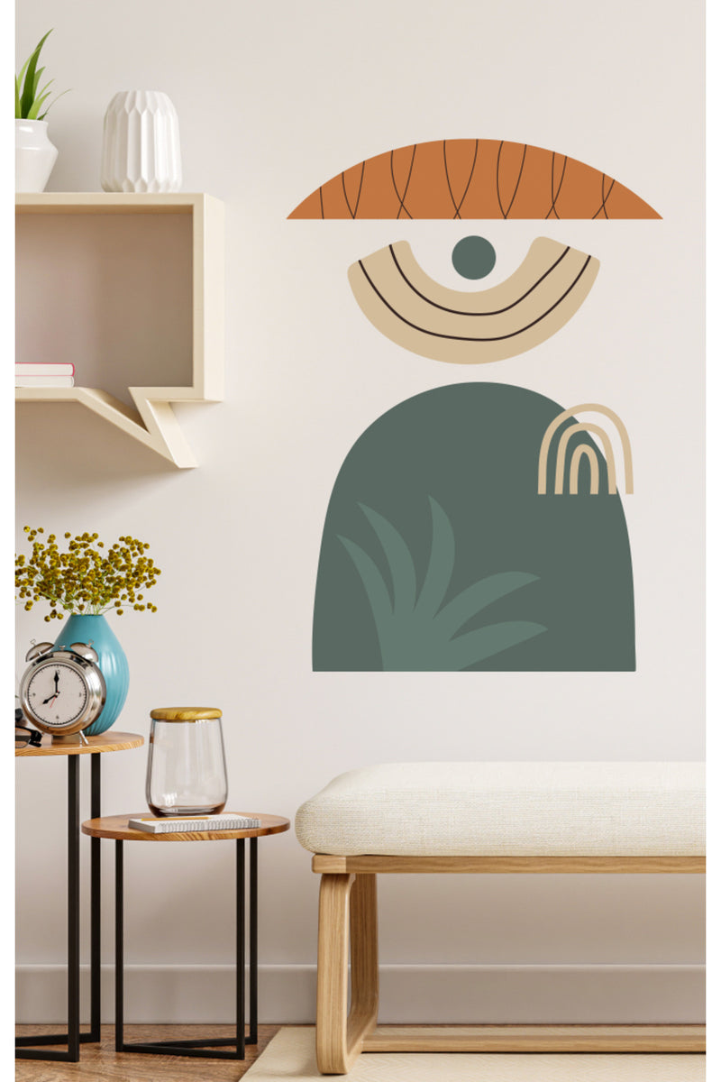 Bohem Geometrik Arch Duvar Dekorasyon Sticker