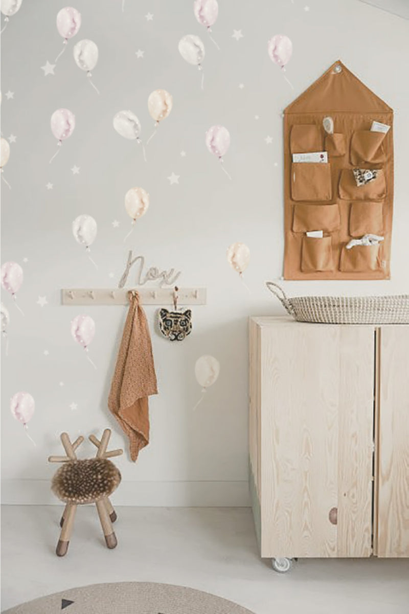 Soft Renk Parti Balonlar Duvar Sticker Seti