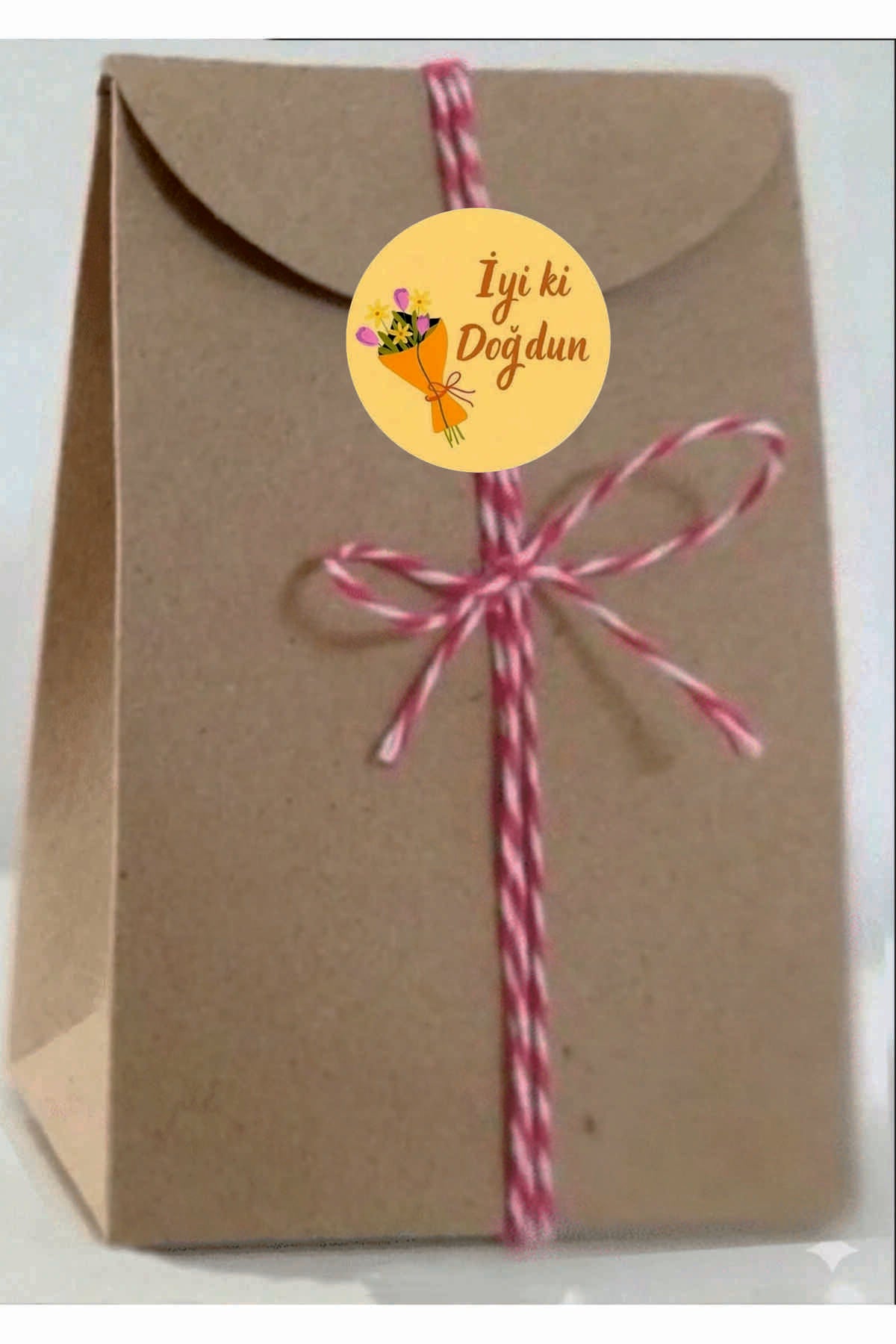 Doğum Günü tebrik sticker seti, 4x4 cm 15 adet Etiket seti