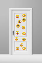 Komik Suratlar Emoji Duşakabin Kapı Duvar Dolap Sticker