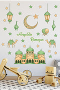 - Ramazan Ayı Temalı Süsleme Cam Duvar Süsleri Ramazan Sticker Seti