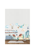 Dreamwallart Uçak Ve Evler Duvar Sticker Seti Renkli