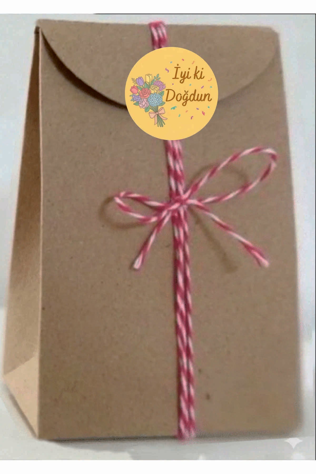 Doğum Günü tebrik sticker seti, 4x4 cm 15 adet Etiket seti