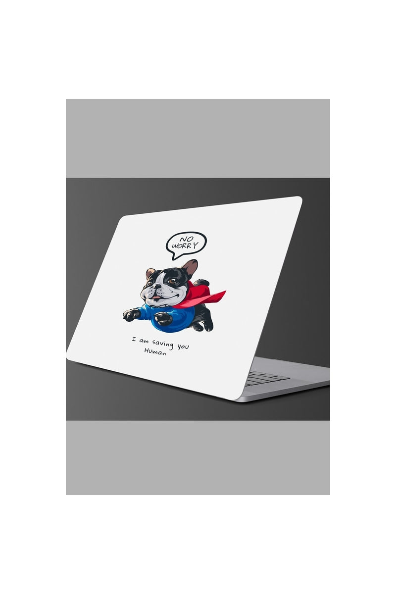 - Sim154- Laptop Süper Kahraman Köpekcik Laptop Sticker Renkli