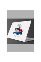 - Sim154- Laptop Süper Kahraman Köpekcik Laptop Sticker Renkli
