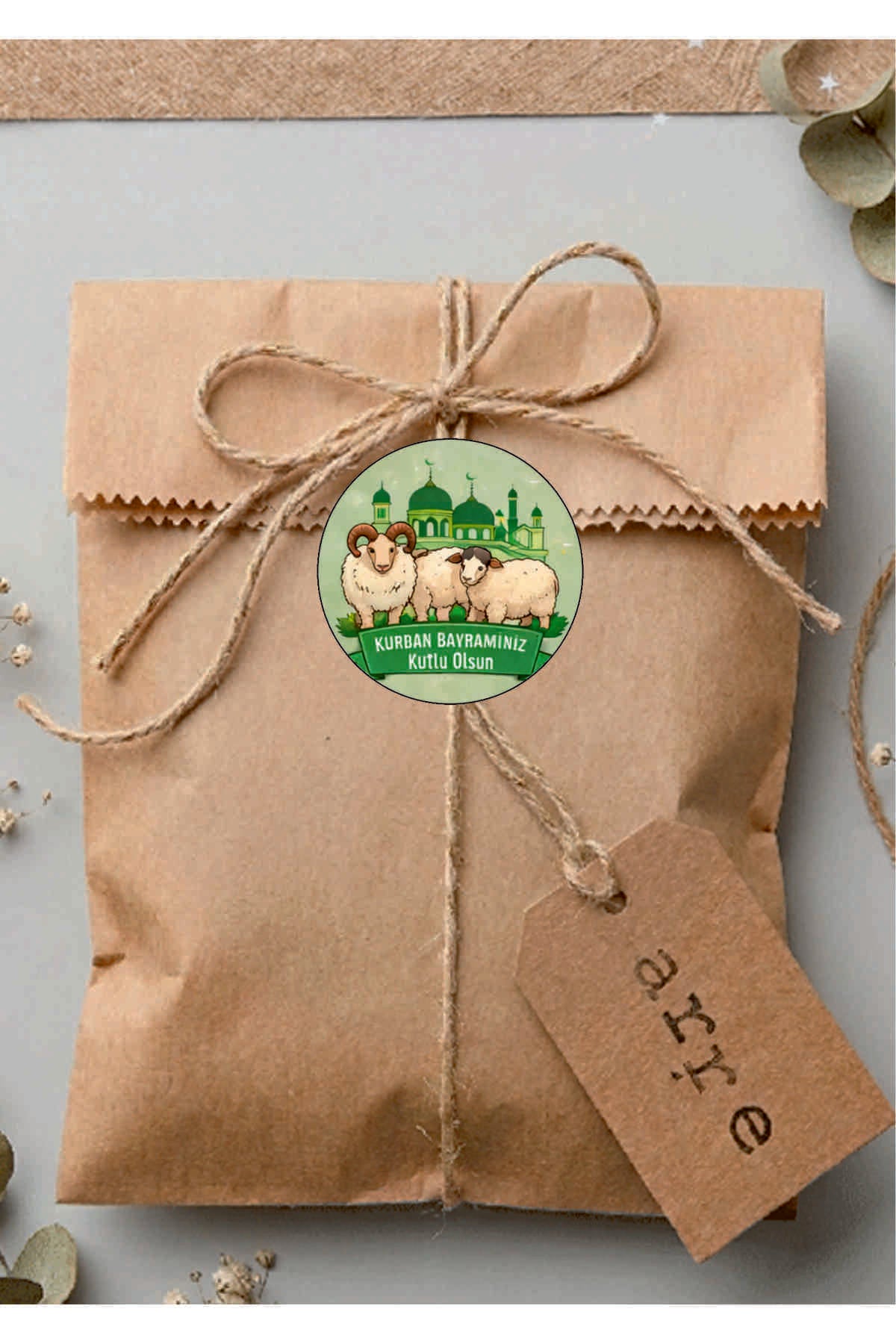 60 Adet islami Kurban Bayramı Çocuklar Için Eğitici Öğretici Sticker Etiket Set - Ev,Okul,Kreş
