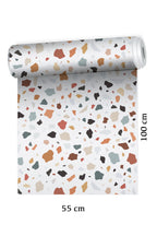 Terrazzo Taş Desen Zemin Kaplama Folyo Sticker - Model7