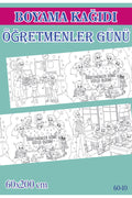 2 mt Öğretmenler Günü Tema Çocuk Aktivite Dev Boyama Kağıdı