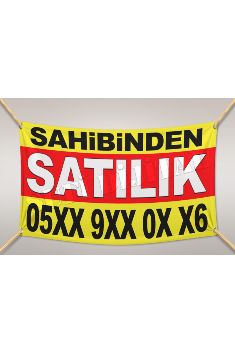 SufiDijital 70x100 Cm Sahibinden Satılık Branda - Afiş- Pankart