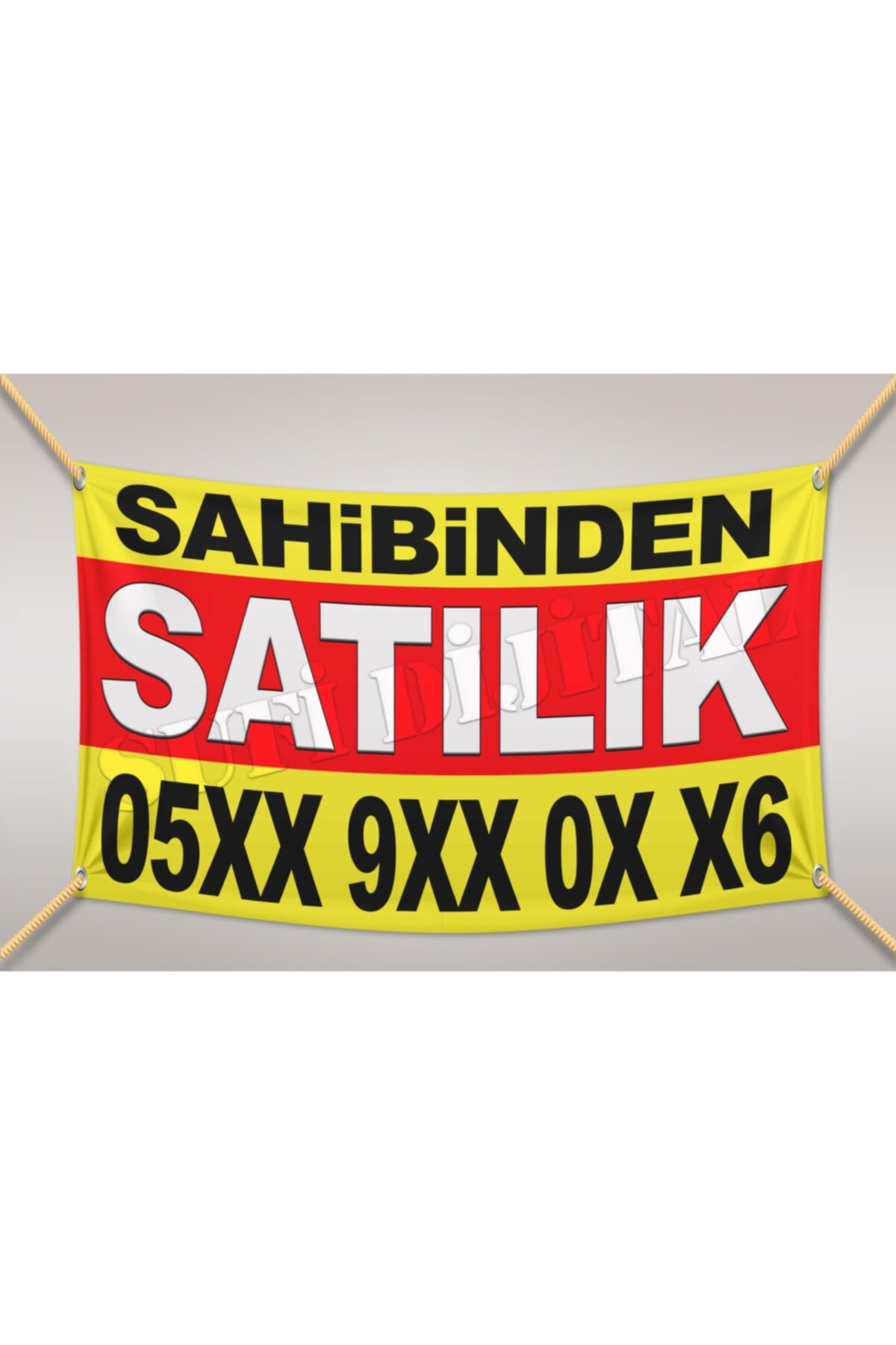 SufiDijital 70x100 Cm Sahibinden Satılık Branda - Afiş- Pankart
