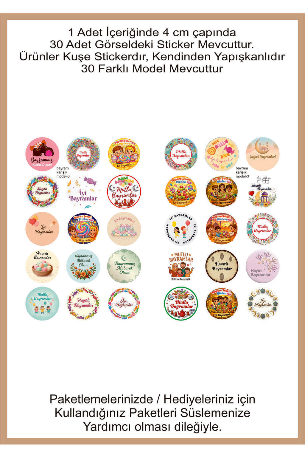 30 farklı görsel de İyi Bayramlar , Hayırlı Bayramlar, Ramazan Bayramı, Şeker Bayramı 4 cm