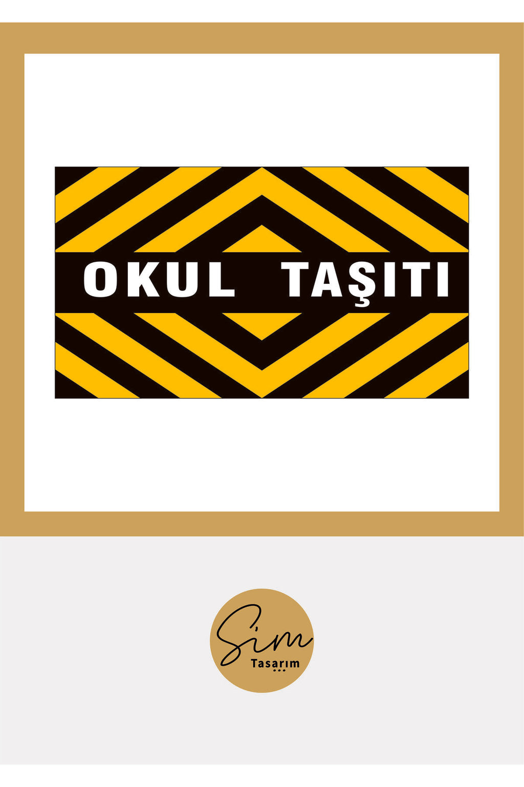 Okul Taşıtı Yazısı