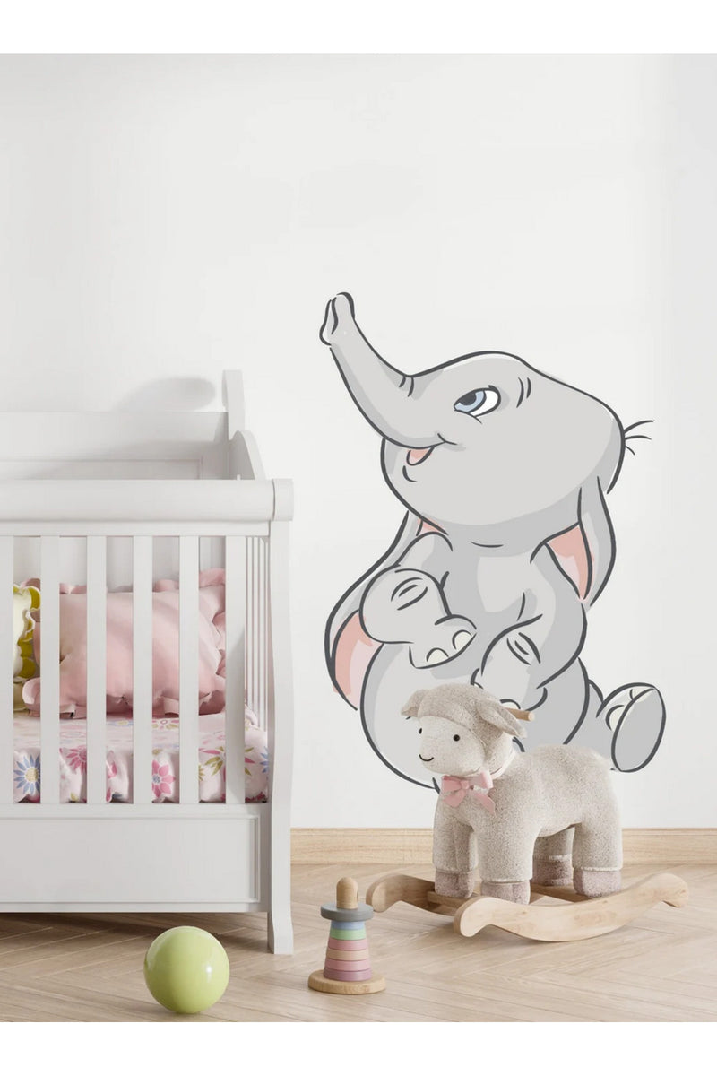 Sevimli Fil Dumbo Çocuk Odası Duvar Sticker