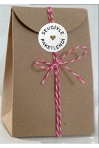 Paketleme Kutularına Özel Tasarım Etiketler 4 cm Çapında 15 Adet