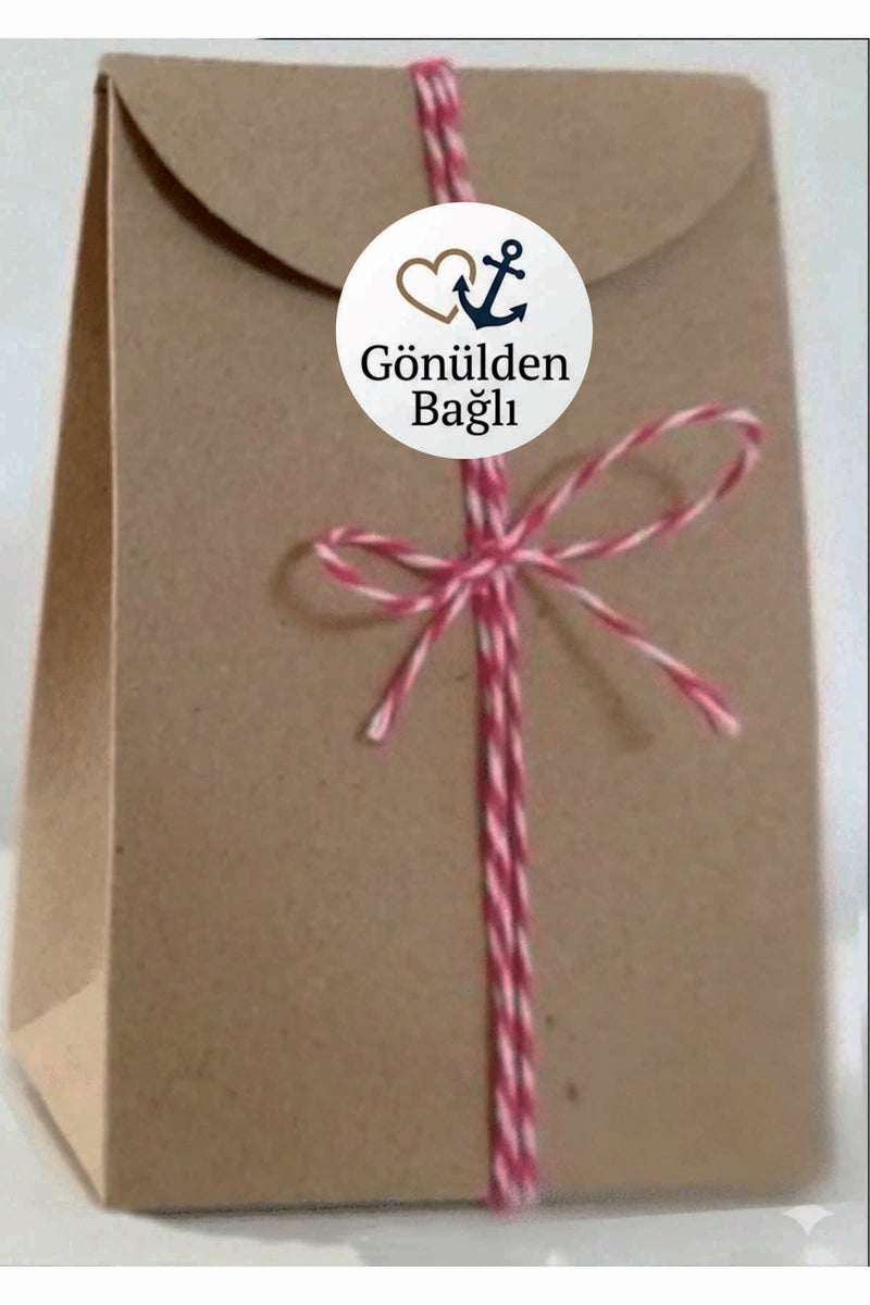 Paketleme Kutularına Özel Tasarım Etiketler 4 cm Çapında 15 Adet Sizin için sevgiyle hazırlandı