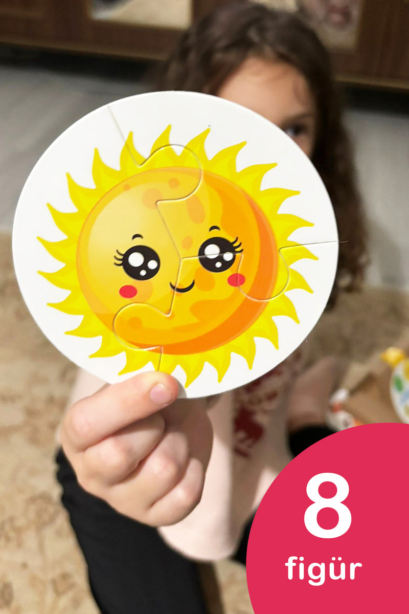 SimKids Gezegenler Temalı 2+ Yap-boz Puzzle Dikkat Geliştiren Zeka Oyunu