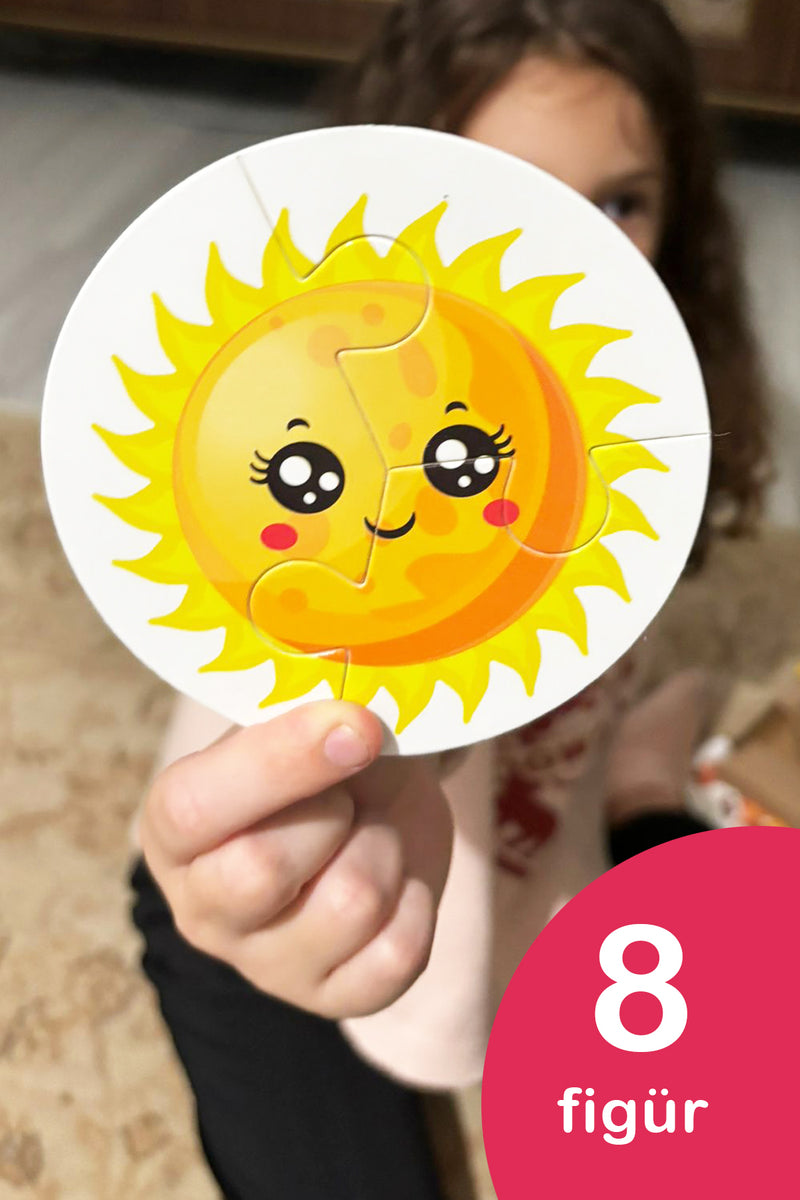 SimKids Gezegenler Temalı 2 YapBoz Puzzle Dikkat Geliştiren Zeka Oyunu
