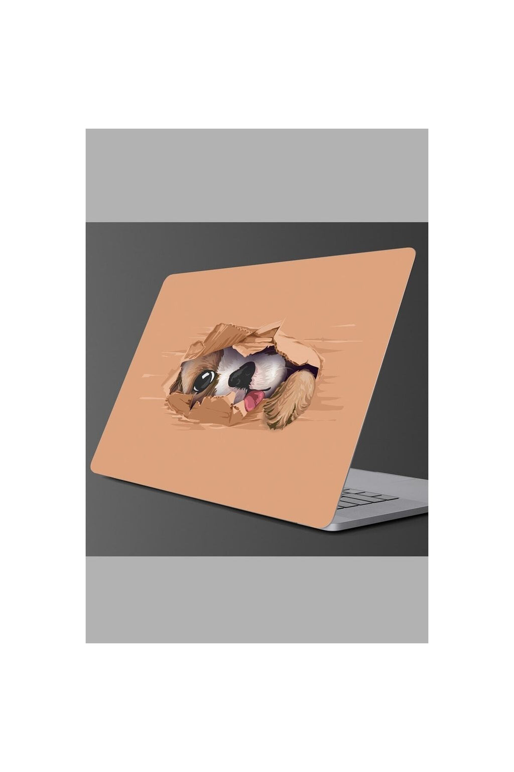 - Sim153- Laptop Sevimli Köpekcik Laptop Sticker Renkli