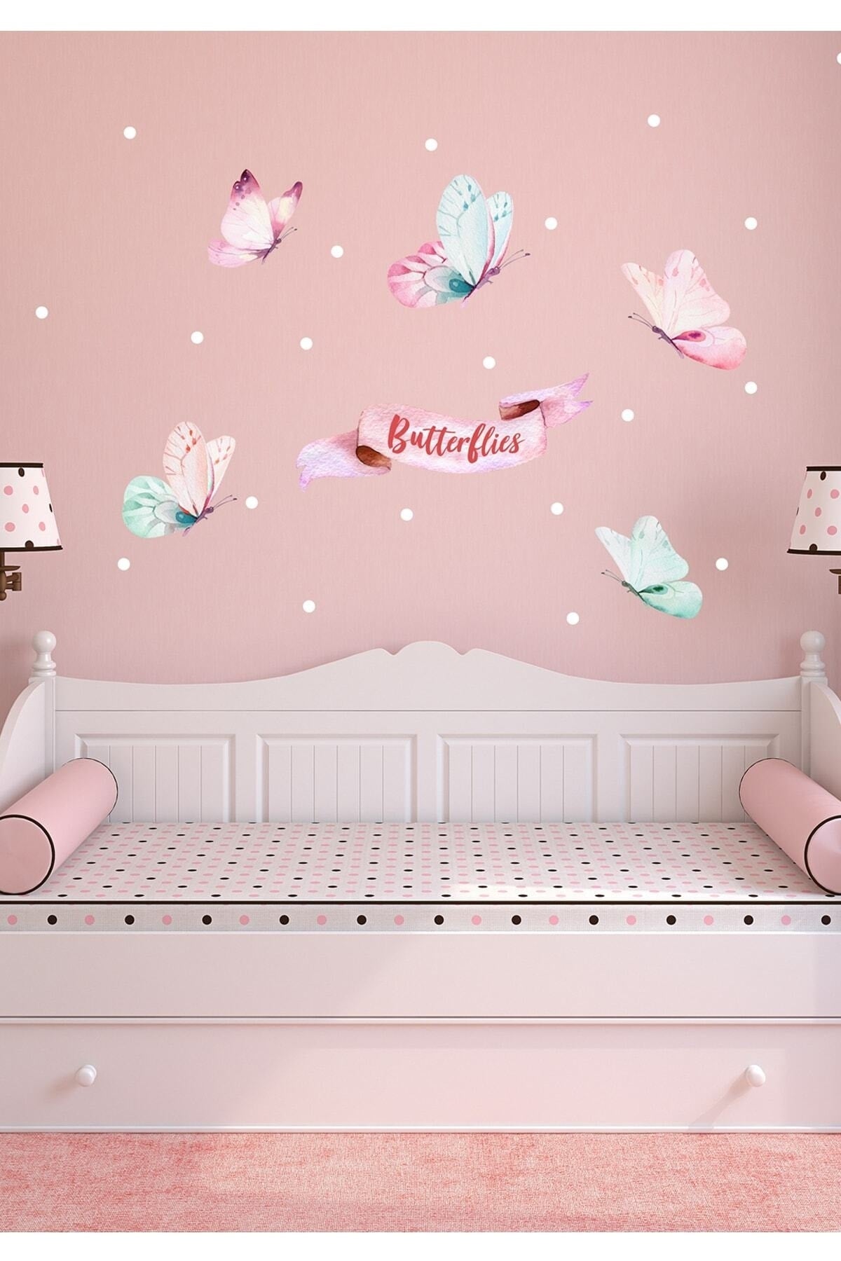 Kelebek Temalı Duvar Sticker Seti