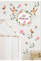 Ramazan Eid Mubarak Dekoartif Cam Duvar Sticker Seti