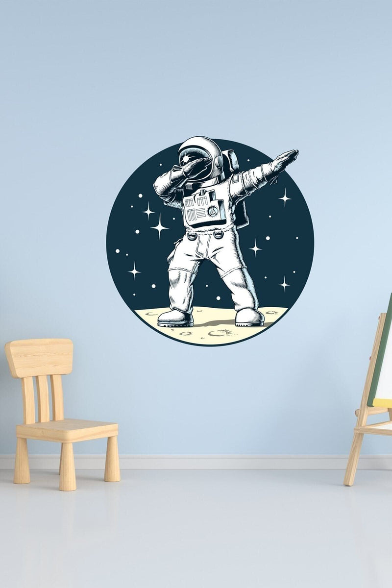 Astronot Duvar Sticker Seti